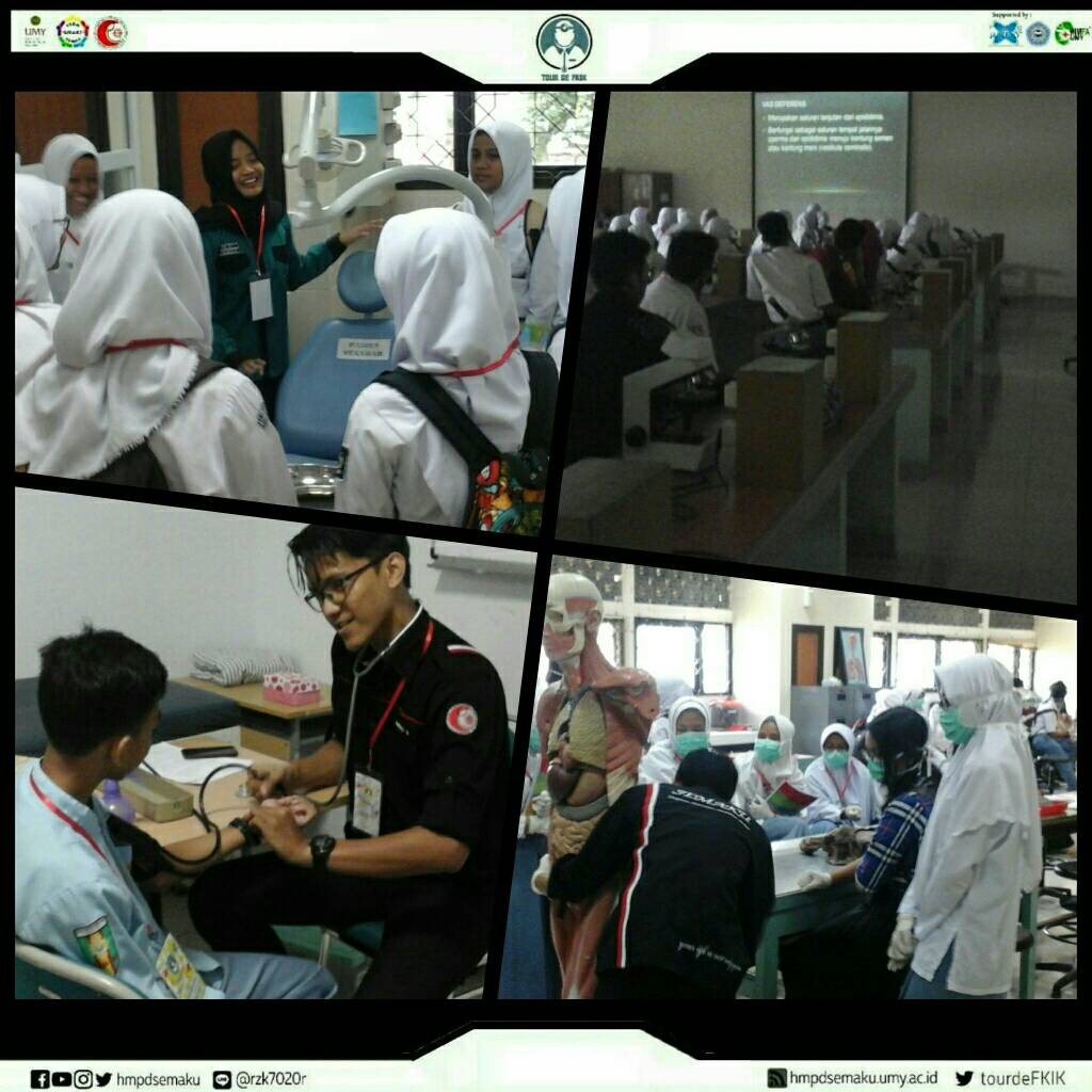 Tour ke lingkungan FKIK&amp;belajar di Skills Lab KG, Skills Lab KU, Lab. Histologi, dan Lab Anatomi #TourDeFKIK2017_Chlamydia #LiveReportTDF9th