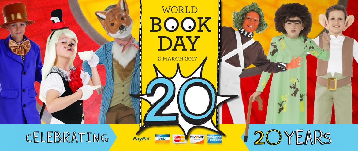 uk_FancyDress's tweet photo. 2nd March is World Book Day, we've got LOADS of kids #costumes in stock for mail order @ https://t.co/yzbdNnd4yr #wbd2017 #wbd #worldbookday https://t.co/83GIQrvIJG
