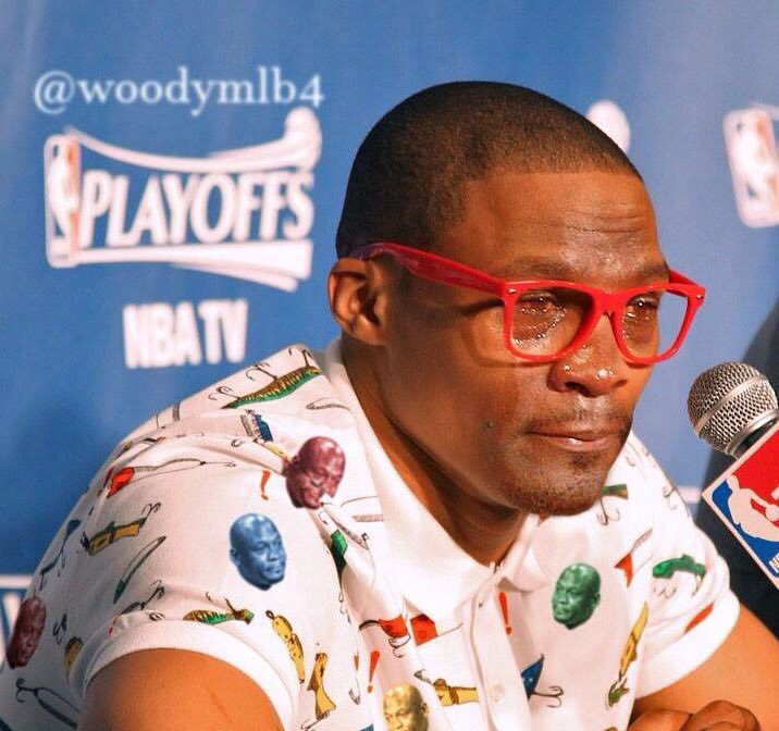 woodymlb4's tweet photo. Russell is salty AF. #GSWvsOKC #kdreturns https://t.co/tVcogVIKwV