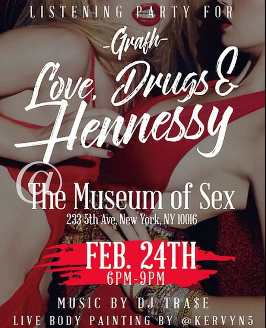 amazzani's tweet photo. GRAFH @ #TheMuseumOfSex 02.24.17... #RSVP #GEI #getpublished#elitestatusmagazine #NYC #PARTY ONLY At LoveDrugsandHennesy@gmail.com https://t.co/KmgJIcABxj
