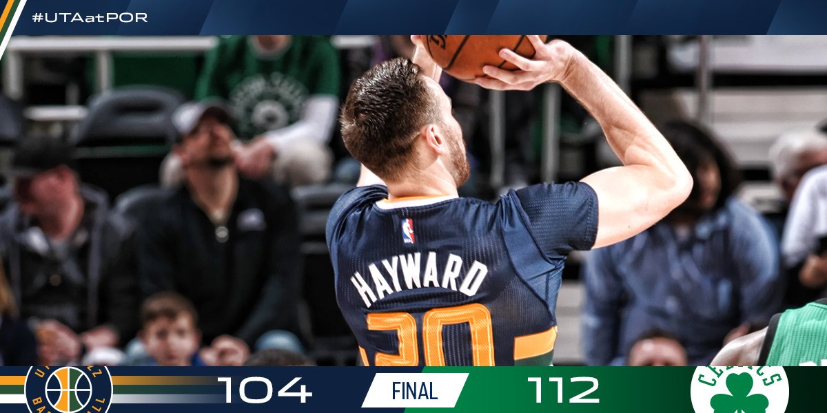 Final in SLC.  #BOSatUTA https://t.co/r7BjINn5lv