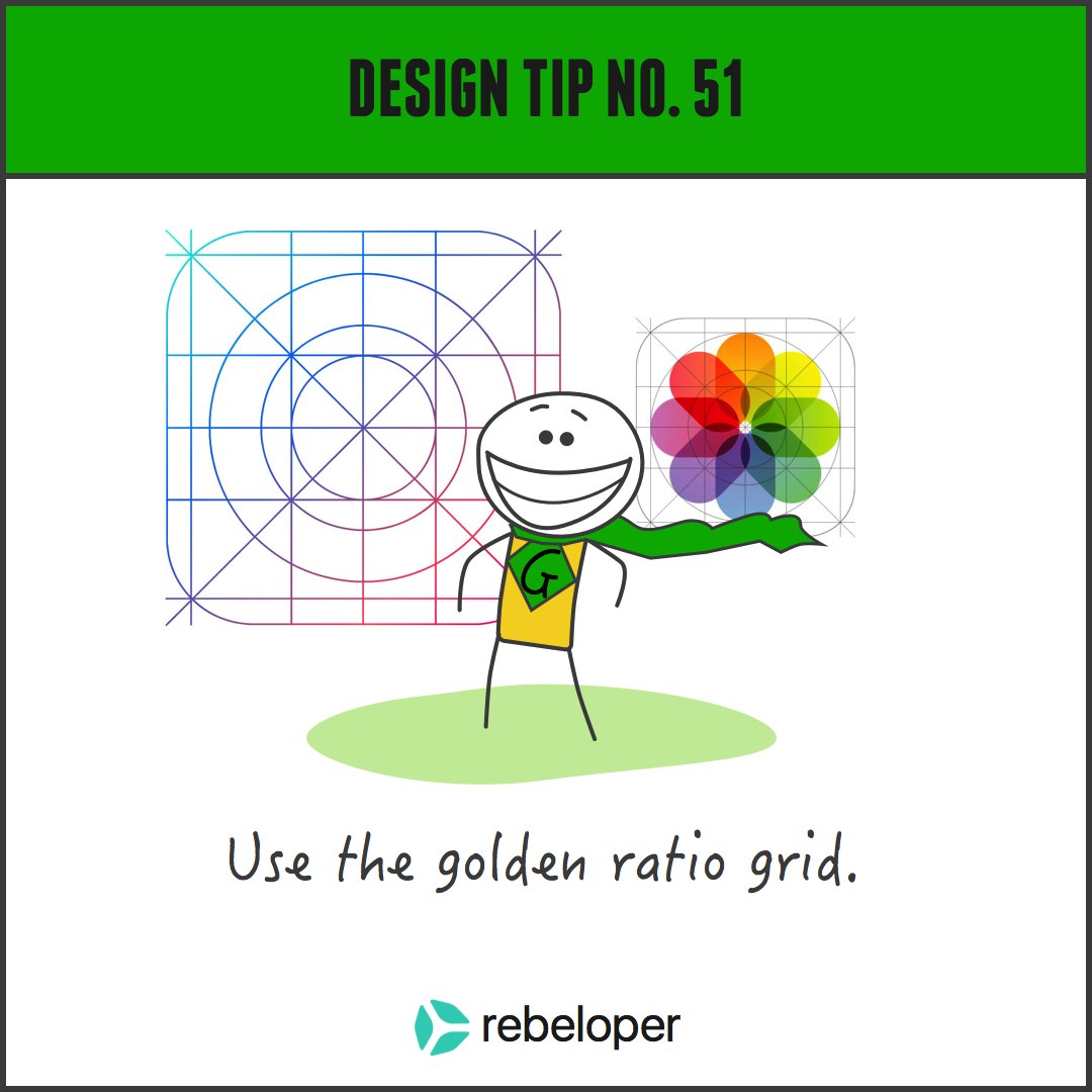 agota_rebeloper's tweet photo. 💡Use the golden ratio grid💡 #creativeagency #creativestudio #designagency #designstudio #agencylife #isetups #bytecom #uidesigner #interface https://t.co/zOc47jAVY9