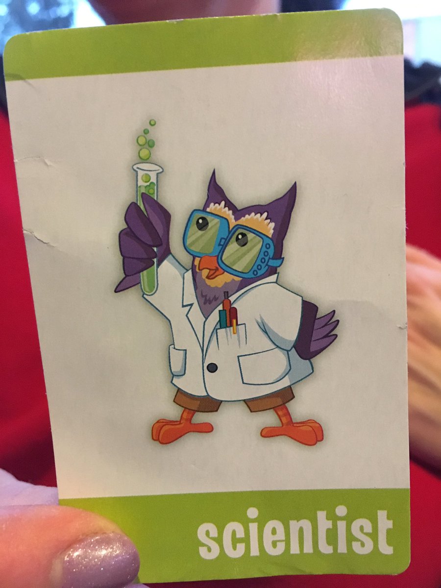 jconli's tweet image. @ScienceMarchDC @ScienceMarchWY  A restaurant hands out cards instead of numbers. This was ours. 🙂 #science