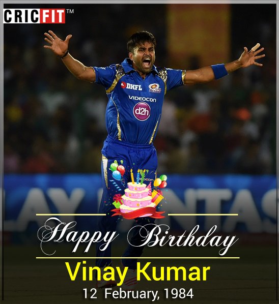 Cricfit Wishes Vinay Kumar a Very Happy Birthday! 