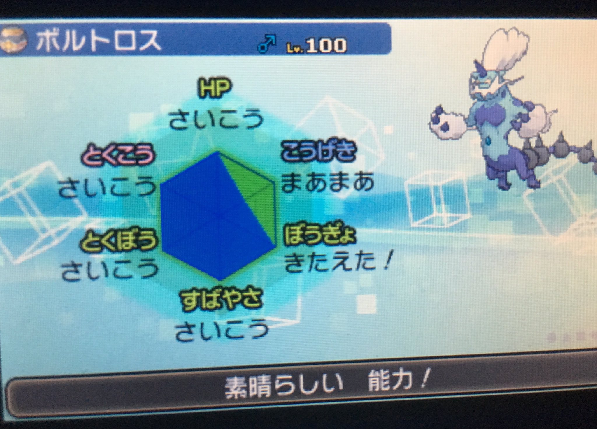 あめら ポケモン配布 ボルトロス1体 Rt多ければ2体に 詳細 5世代産 めざ氷 A抜け 控えめ 5v 応募方法 フォロー Rt 期限 2月日〆 月曜日 概要 人気あれば臆病も厳選して配布予定 ポケモン配布 ポケモンサンムーン