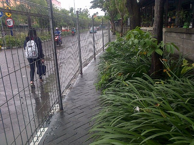 abrijossi's tweet photo. Pedestrian d jalur msuk trminal Bngrasih, bagus tp tak terawat tanaman2nya..jd pjalan kaki ksulitan jalan @e100ss https://t.co/RYX71KFCEi