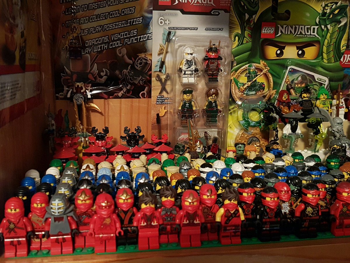 lego ninjago minifigure collection