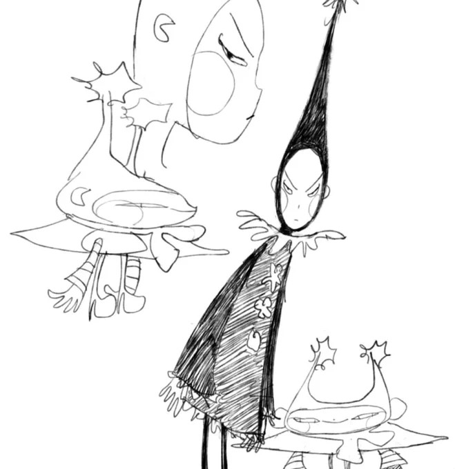some sketches &amp; a doodle of my beautiful friend vik??? 