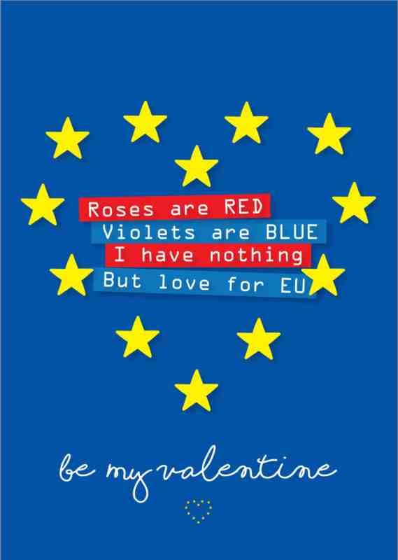 wordupdesigneu's tweet photo. Pro EU Remain Valentines cards... Sharing the love https://t.co/HM51lcwxMC #ValentinesDay #48andbeyond https://t.co/8BiEbK5R4H