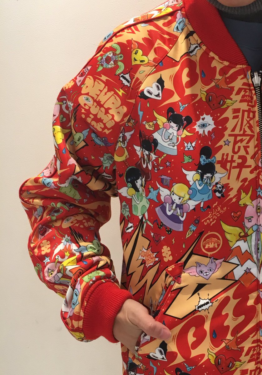 WALL×でんぱ組.inc×ファンタジスタ歌麿呂】 スカジャン リバーシブル