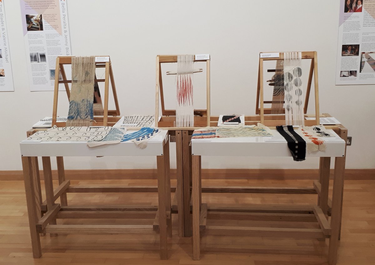 handcraftedview's tweet photo. Two Make touring exhibition @museuminthepark - craft collaboration working seamlessly together. #glosguild #designersandmakers https://t.co/A4QMzVTQon