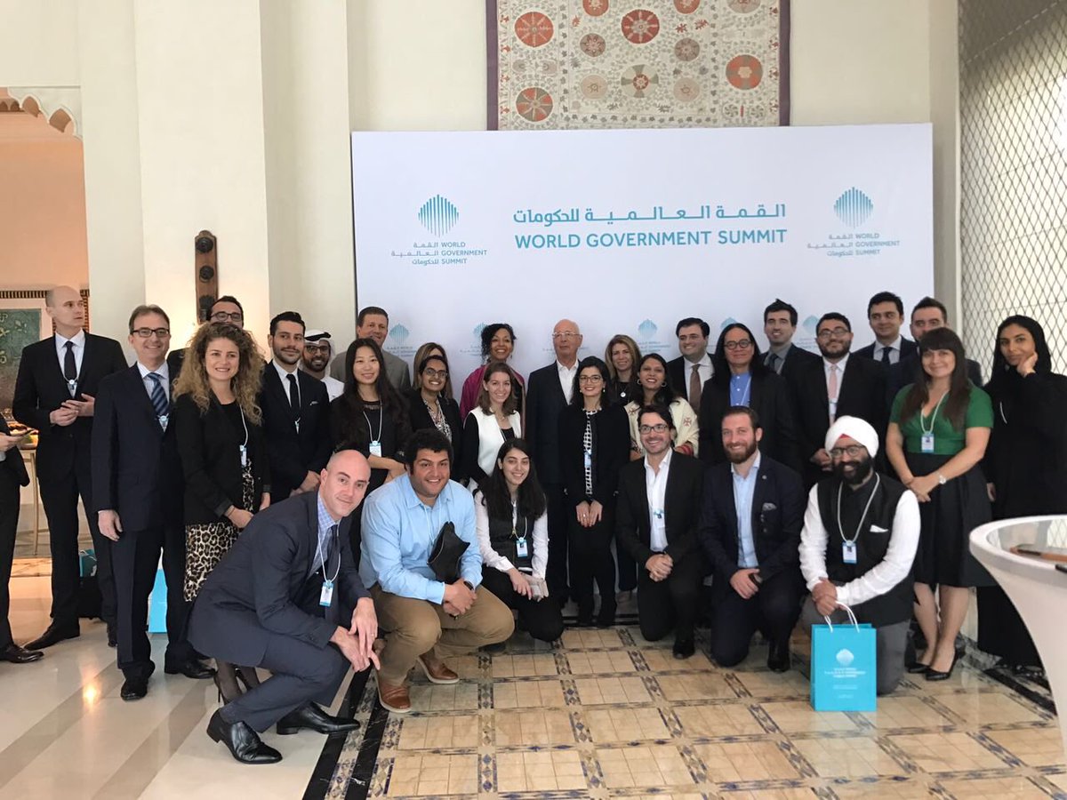 GlobalShapersAD's tweet photo. Great lunch today hosted by YGL @amhaykal in Dubai with professor Schwab and the YGLs and Global Shapers. @GlobalShapers @YGLvoices https://t.co/CrV1QqIJwI