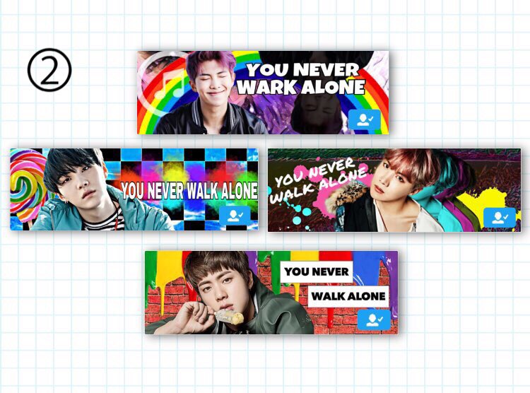 Kai29200511's tweet photo. 💝【第一回】BTSヘッダー配布💝

~You Never Walk Alone~

🕊欲しいヘッダーをリプしてください🌈
🕊何枚でもOK🌟
※DMでお届けしますヾ(*'∀`*)ノ

#1mmでもいいなと思ったらRT 
#かいの加工 https://t.co/Yzufr8xF5m