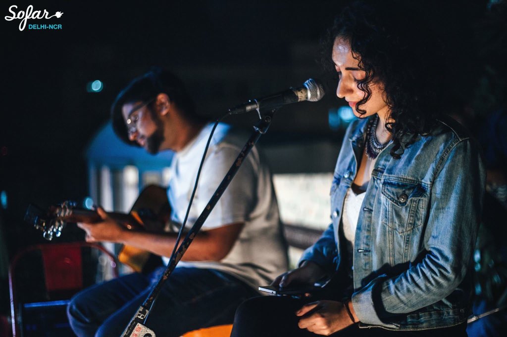 SofarDelhiNCR's tweet photo. #yatinsproject at the November Sofar Delhi NCR show! Who's excited for this month's Sofar show? #diy #sofarsodilli https://t.co/FCuZSzcbZm