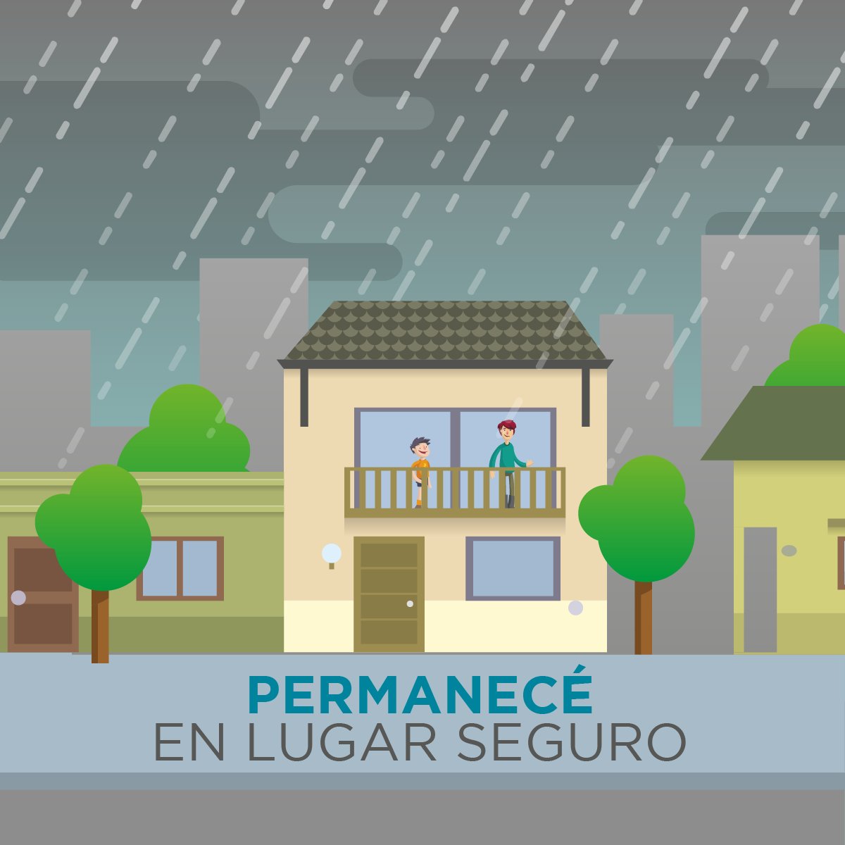 LaPlataMLP's tweet photo. Ante las lluvias que se registran en la Ciudad, tené en cuenta estos consejos: https://t.co/hbnouFfMp9