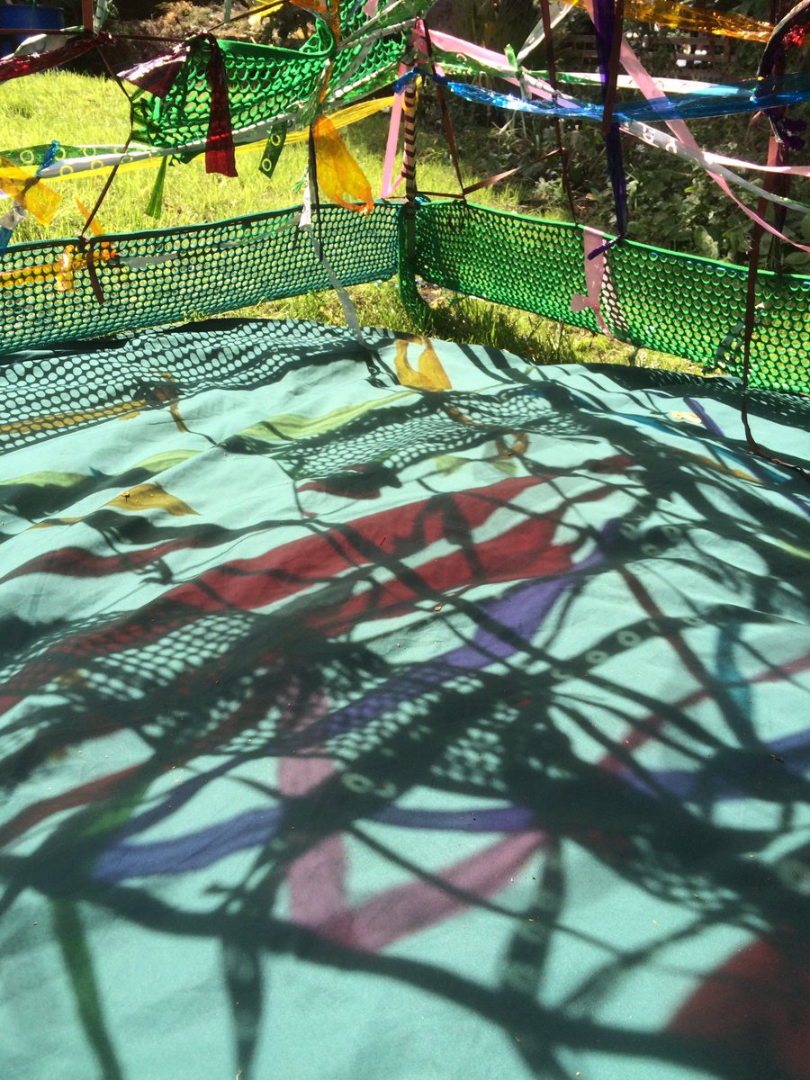 KirkstallArt's tweet photo. Remembering the sunny July weather from KAT 2016, here's the tepee @AirePlaceStudio created in @ststephenswell ☉ https://t.co/Pcl3D1rPUP