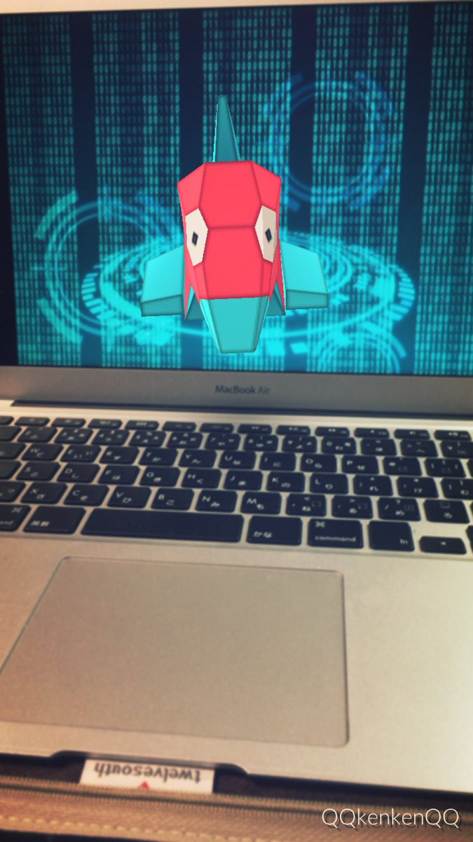 Kenken No Twitter パソコン開いたら画面がおかしくなってポリゴンが画面から出てきた ポケモンgo Pokemongo ポリゴン Porygon