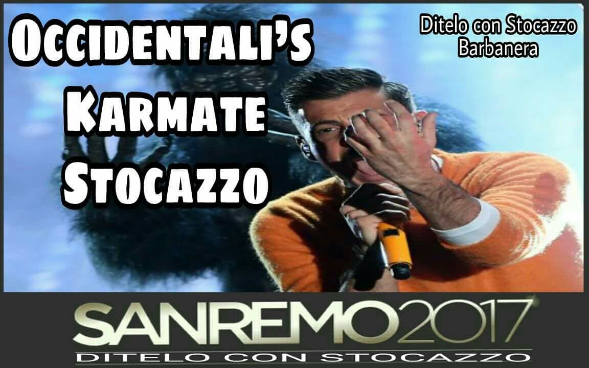 #sanremo2017 #Gabbani #occidentaliskarma #BuonaDomenica

(<a href="/marco_barbanera/">Marco Barbanera</a>) @delistemaulo