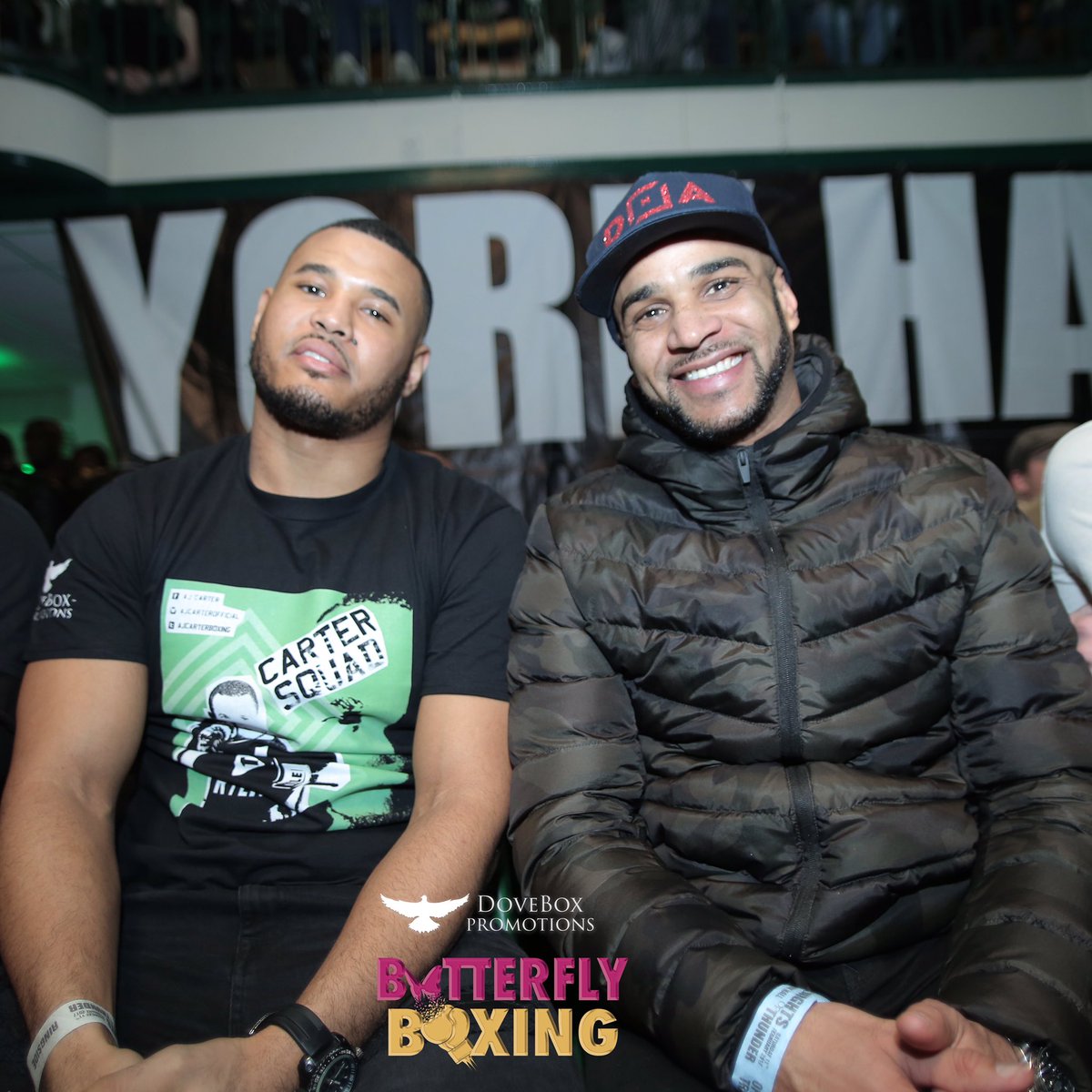 Butterfly_Boxin's tweet photo. Massive thank to @LeonMckenzie1 & @AJCarterBoxing for coming down to the @DoveBoxPromo boxing event last night 🥊 https://t.co/CgTrLY6C8x