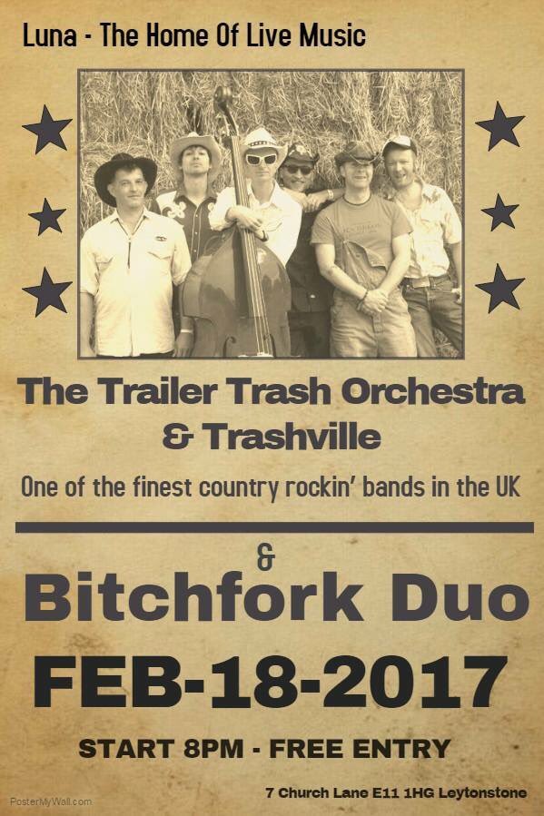Hyattesque's tweet photo. Daze away @LunaLondonLive @TrashvilleWorld + #BITCHFORK 
Free entry! https://t.co/MyZtgJyq3j