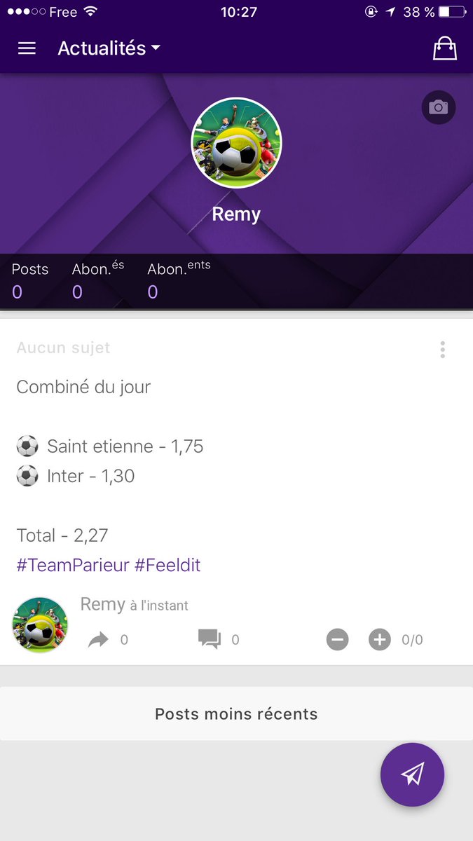 RemyPronostics's tweet photo. Premier Tips donné sur @FeelditOfficial @AlexFeeldit https://t.co/2tFqyGBQg4