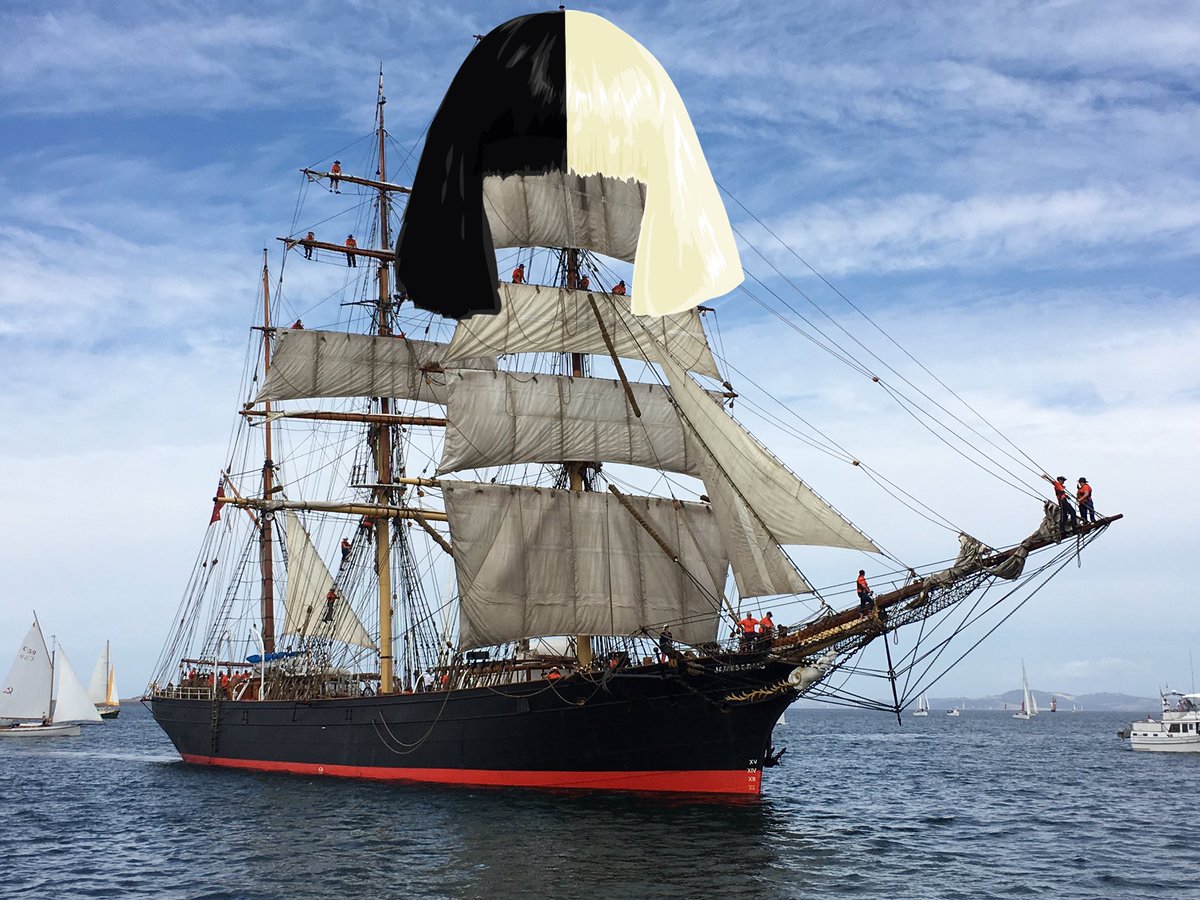 MegDeyell's tweet photo. GO TEAM SIA!!! From the Australian Wooden Boat Festival in Hobart. It's Grammys Day!!!!! @Sia @Cameron_Deyell https://t.co/mLqd8N5YKi