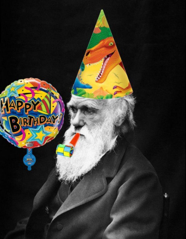 Happy birthday Charlie! Looking good for 208! #darwin