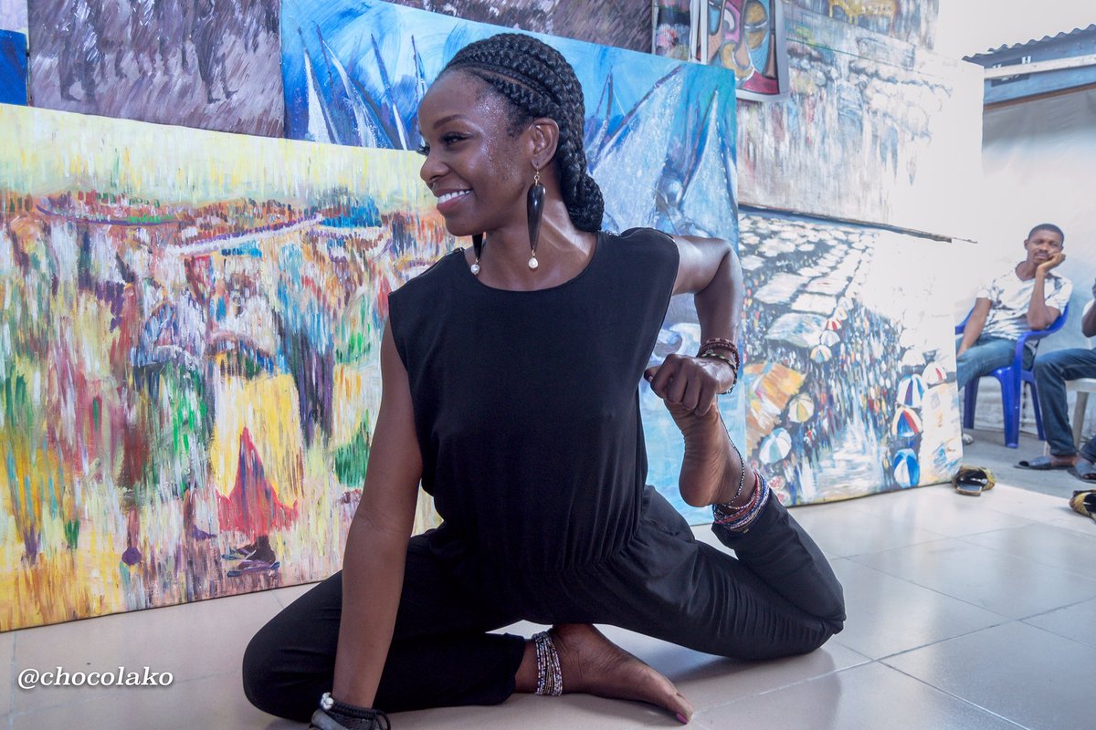 Chocolako_'s tweet photo. Let go of everything. See what stays.
#FreeFlow #YogaWithChoc #Lagos #Nigeria https://t.co/IueW6Aq4l5