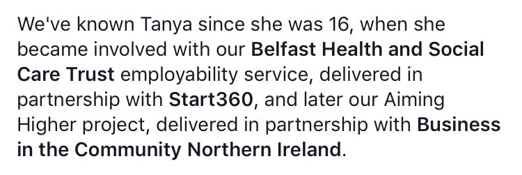 IncludeYouth's tweet photo. Today we're sharing a little snippet of Tanya's story today as part of our #CareDay series. https://t.co/52YubxcIXU