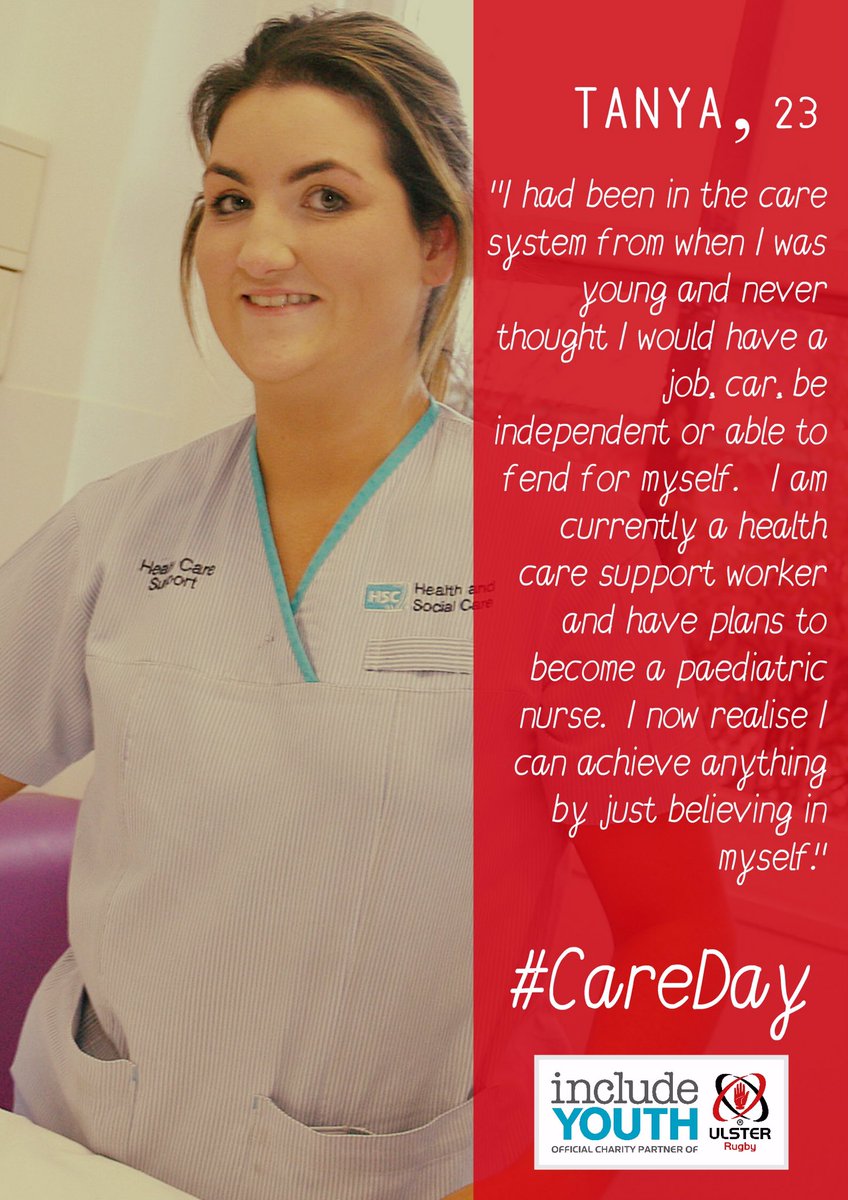 IncludeYouth's tweet photo. Today we're sharing a little snippet of Tanya's story today as part of our #CareDay series. https://t.co/52YubxcIXU