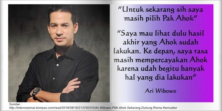 Hit_DX's tweet photo. ๐ Ari wibowo dan Ira Wibowo juga pilih AHOK โโโโ
#AhokPRTJKT
#WeLoveDisneyIndo
#3UntukTrisakti
#IdolJrTOP5
#TheEastFirstDate
#GuePilihAgus https://t.co/gRhCAJMt9j