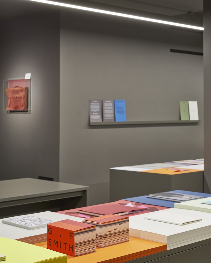 GFSmithpapers's tweet photo. The G . F Smith printed samples on show at #GFShowSpace. Book your exclusive appointment at showspace@gfsmith.com. https://t.co/KM8od1QXMC