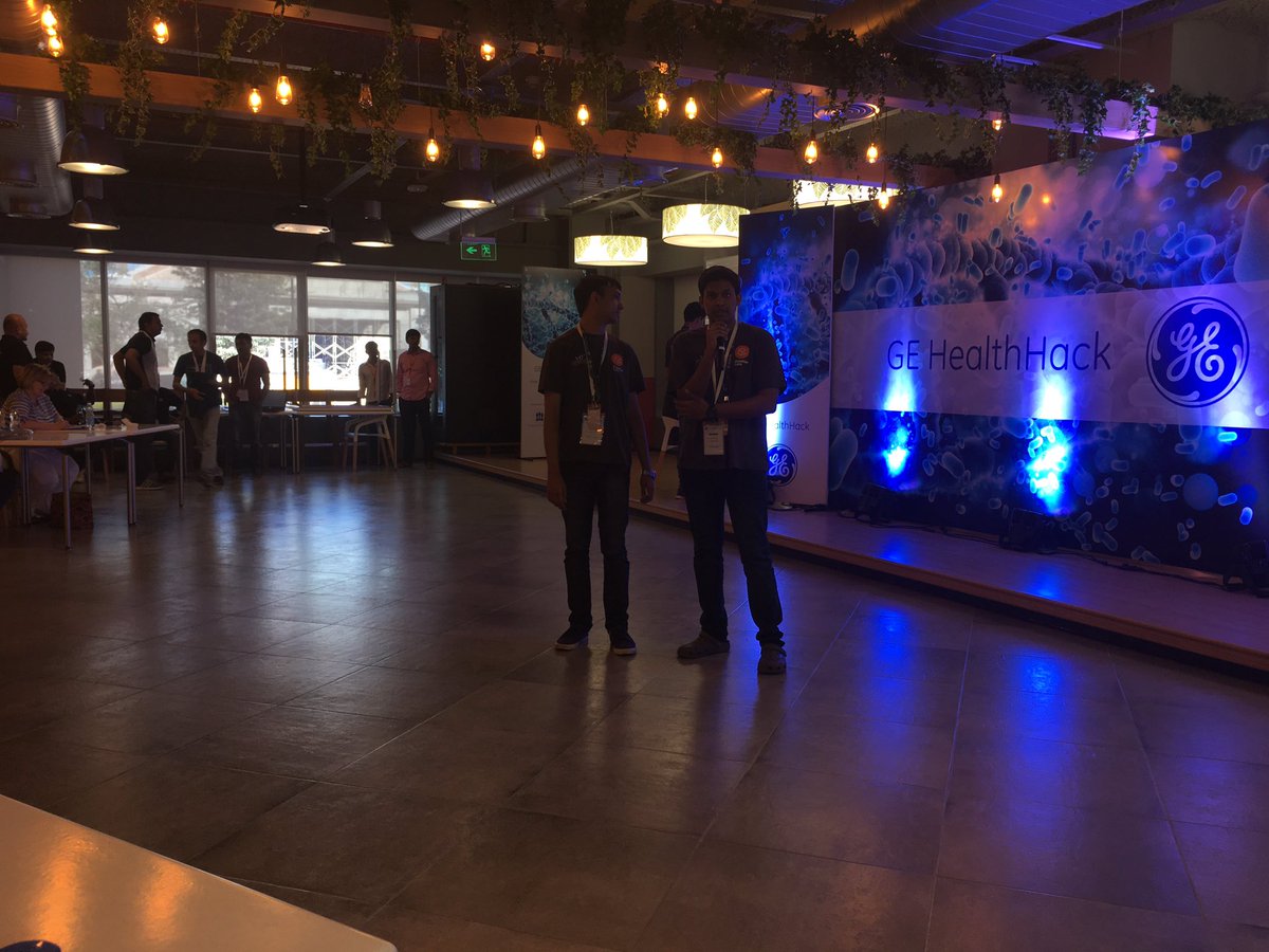 sivan_menon's tweet photo. #GeHealthHack Creation Labs with their video analytics presentation. https://t.co/ZMEL0OBrmG