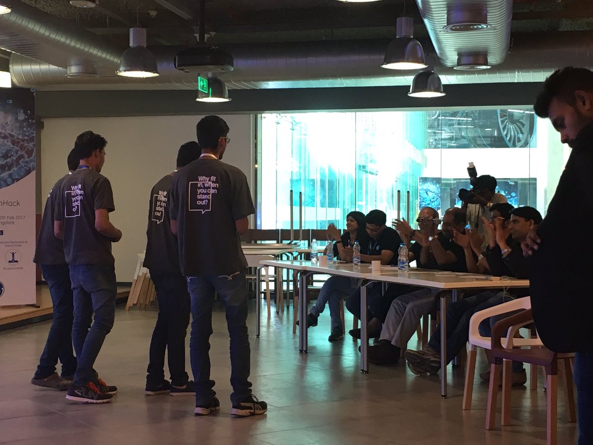 dileepmangsuli's tweet photo. Why fit when you can stand out! #GEHealthHack Teams stood out with their innovative ideas. Health for all is not far!! https://t.co/Y5apdItsQS