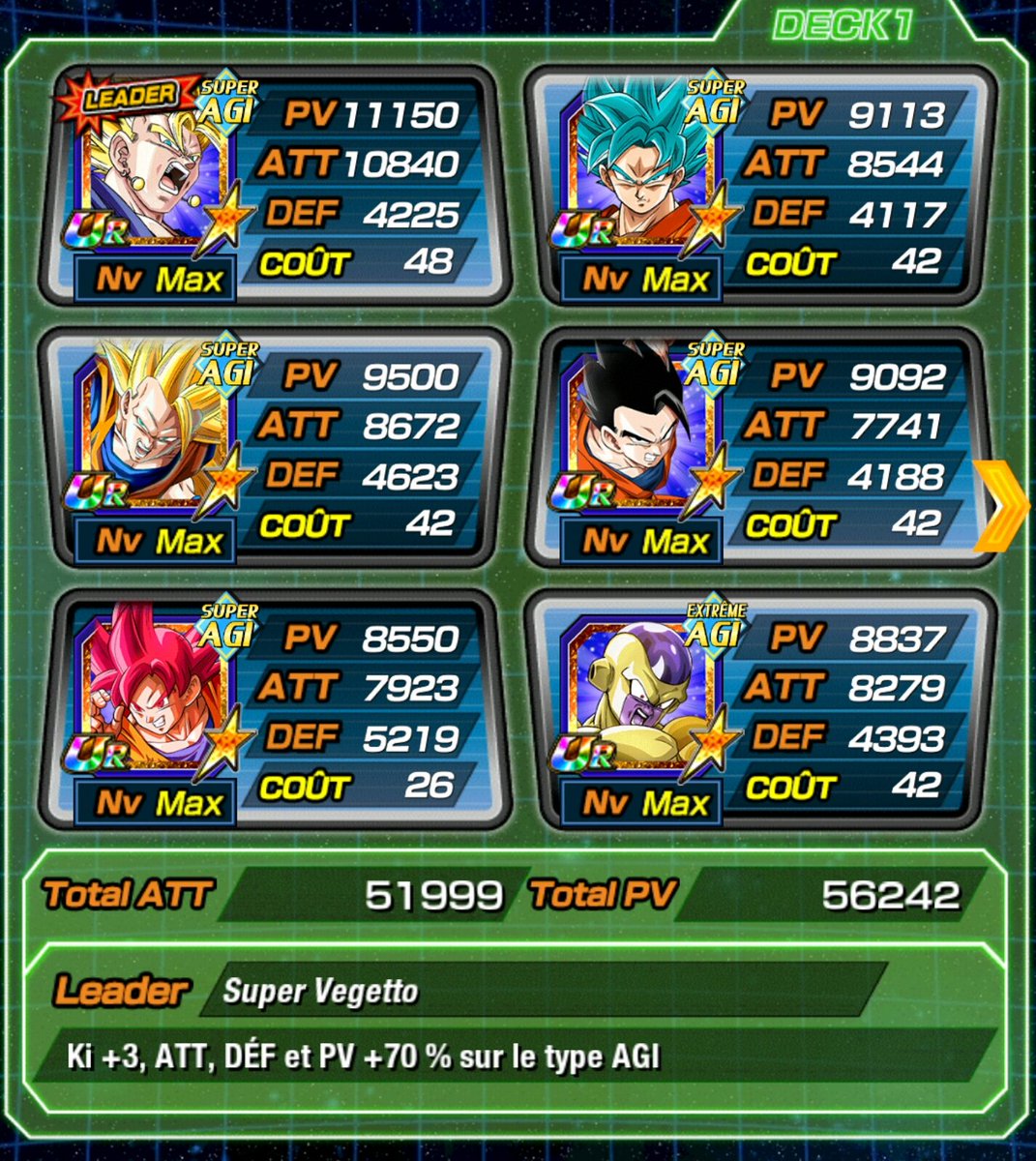 IZIKeos's tweet image. #DOKKANBATTLE 
Voici mes 4 mono team !! 

Mon classement perso;
1:INT
2:AGL
3:TEC
4:END