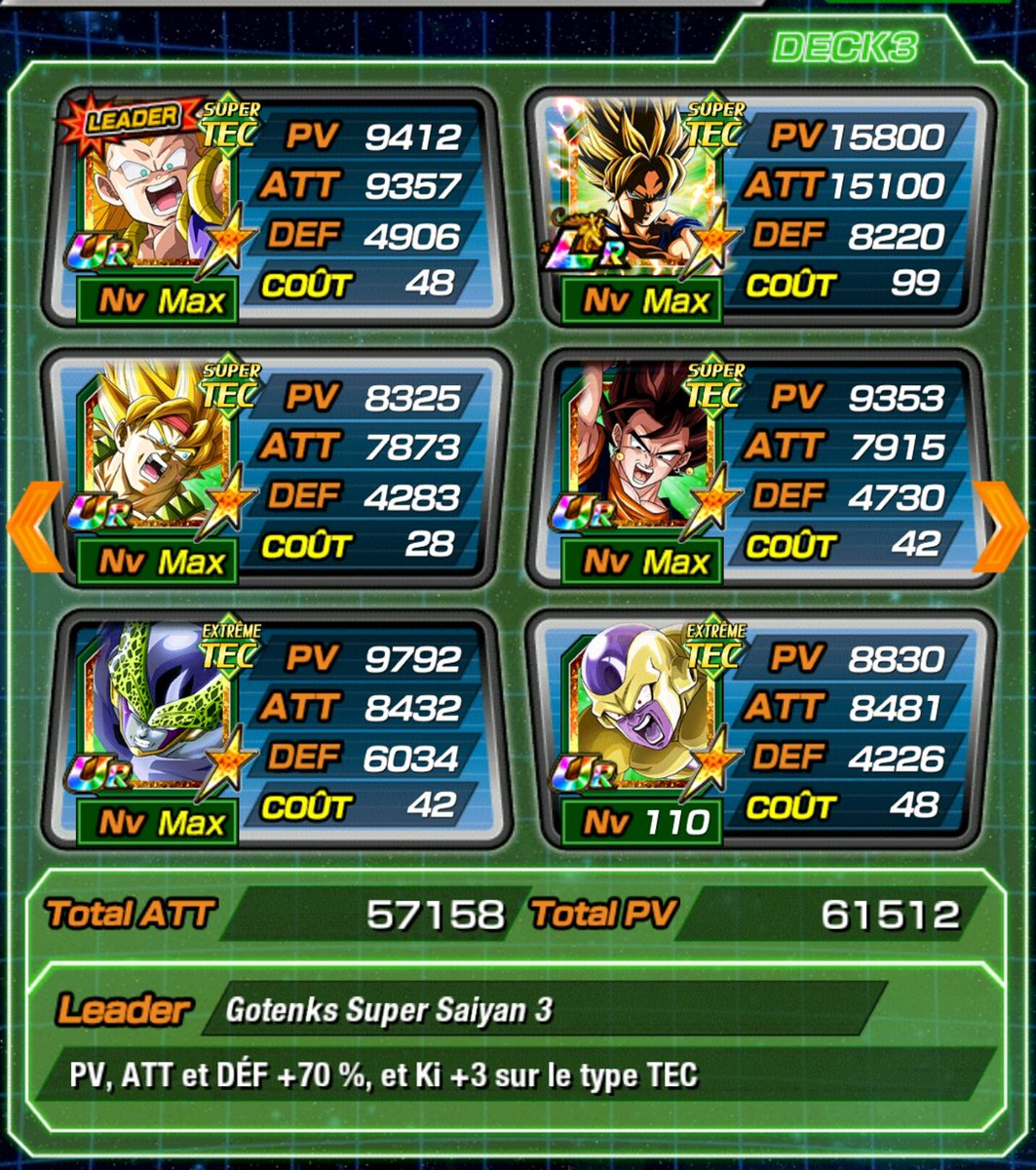 IZIKeos's tweet image. #DOKKANBATTLE 
Voici mes 4 mono team !! 

Mon classement perso;
1:INT
2:AGL
3:TEC
4:END