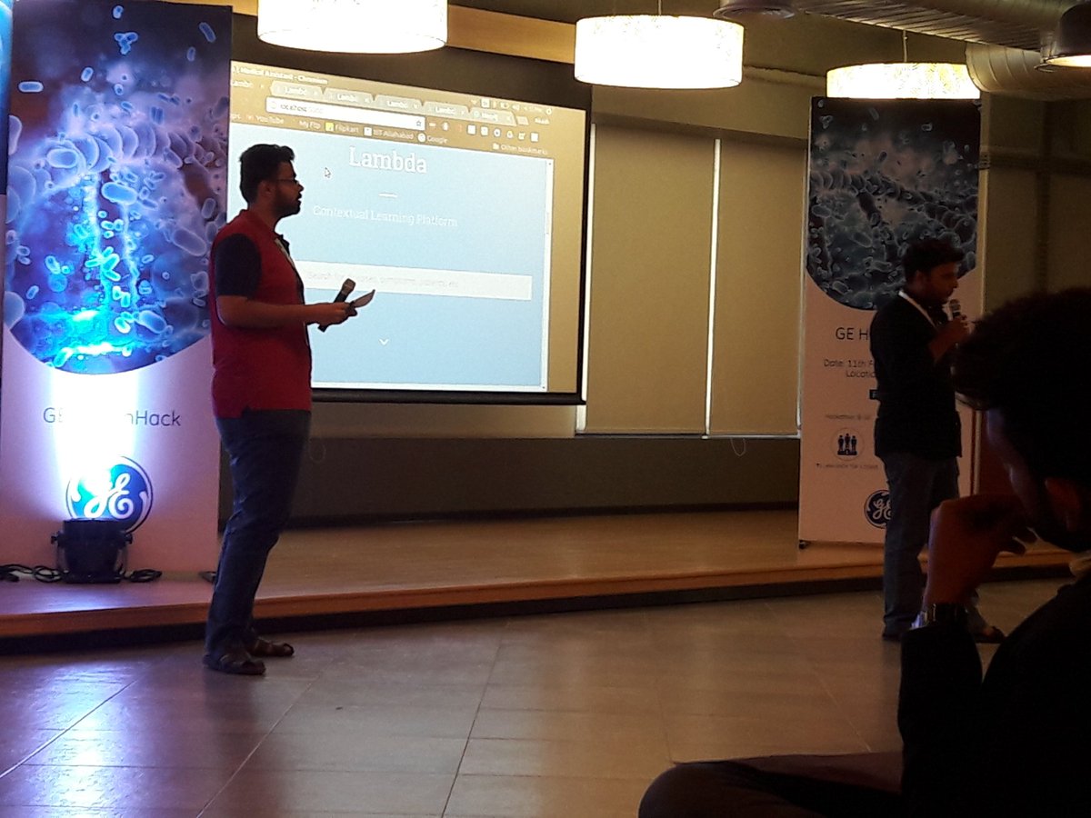 arijitdeb01's tweet photo. Contextual learning platform hack using #deeplearning #NLP #hackathon #GEHealthHack @GEHealthcare @GEHealthIndia #mydayatge https://t.co/tQav37YsIV