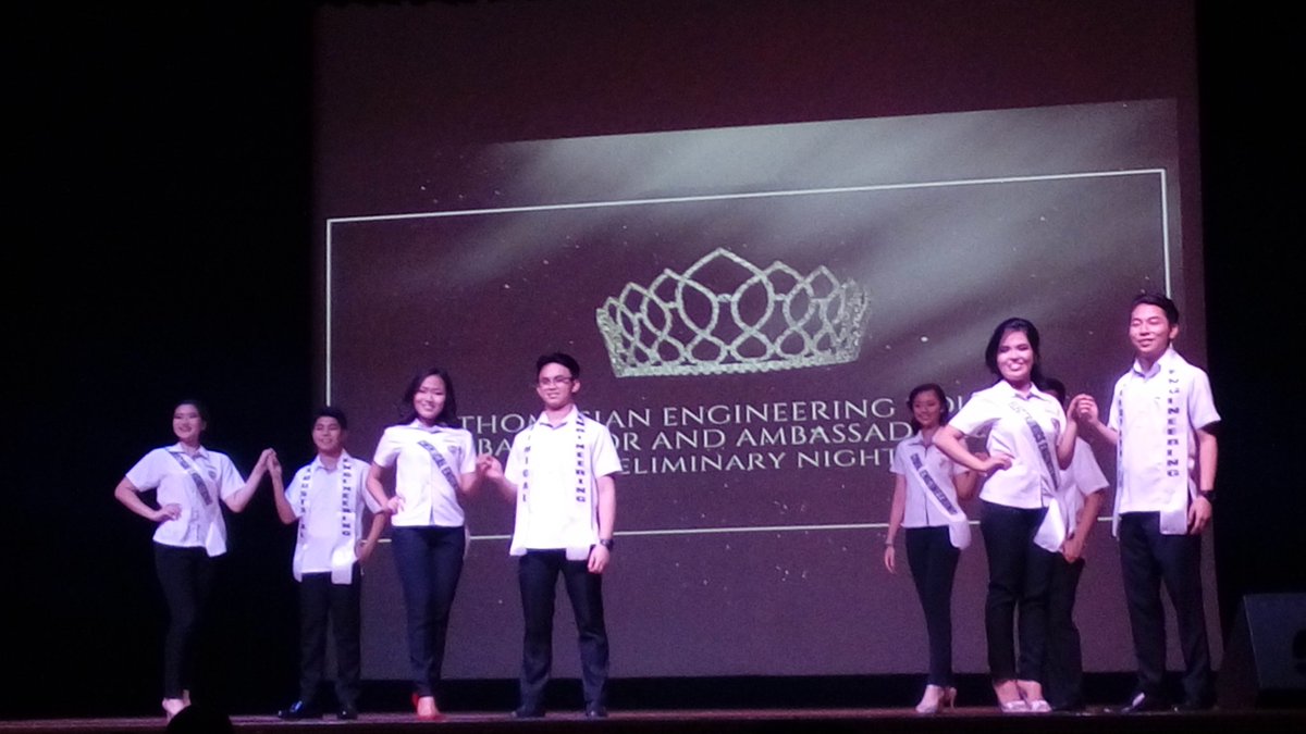 USTChES's tweet photo. Mr. and Ms. Chemical Engineering in their Uniform Wear! 

#OneForChE 
#TEYAA2017 https://t.co/3C1r9RtG5e