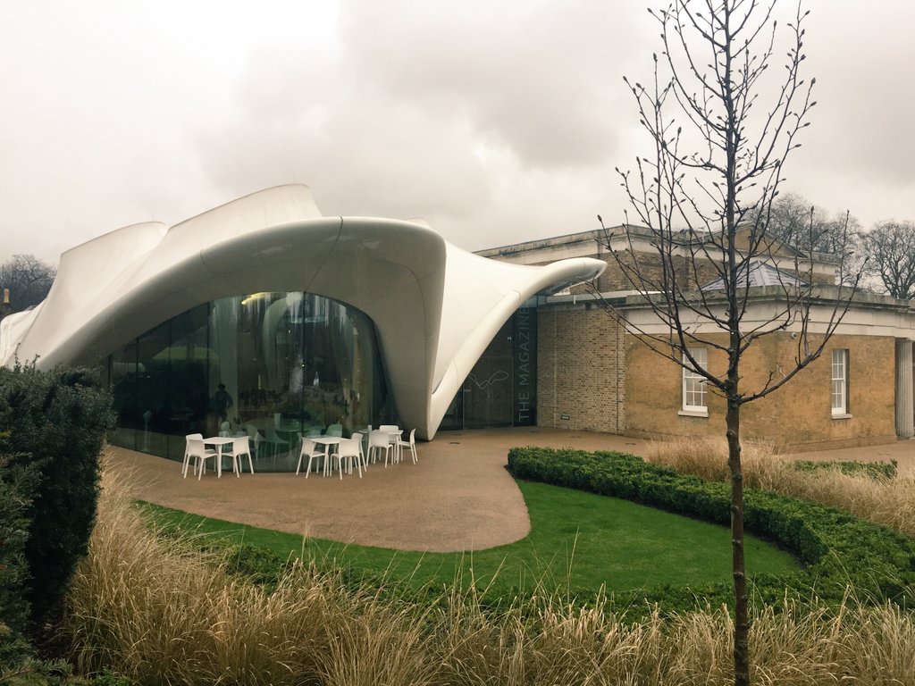 Good food <a href="/TheMagazineLDN/">The Magazine</a> but even better surroundings <a href="/SerpentineUK/">Serpentine</a> #SacklerGallery
