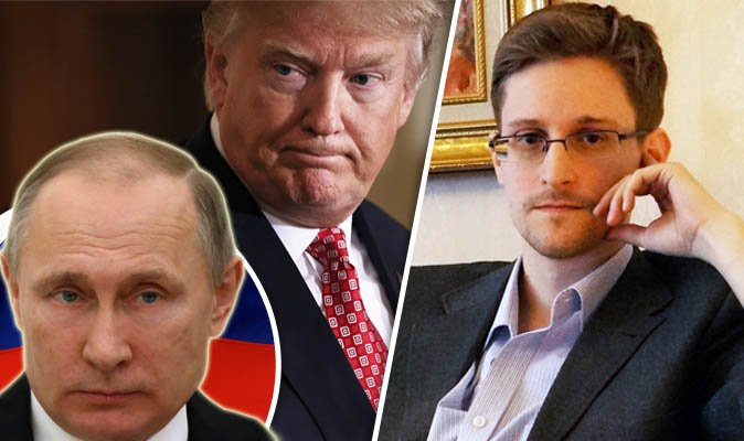 Daily_Express's tweet image. Snowden remains defiant and insists 'I AM NOT AFRAID' over claims Putin will hand him over 'as a gift' to Trump express.co.uk/news/world/766…