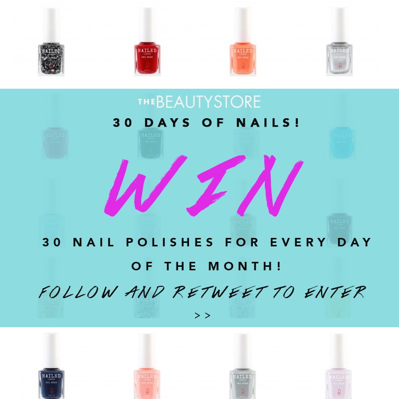 thebeautystore's tweet photo. #COMPETITITON! #WIN 30 nail polishes for everyday of the month! #RT + #FOLLOW us to enter! Extra entries >> https://t.co/3FeIOOXHMi https://t.co/AbH69JPvFD