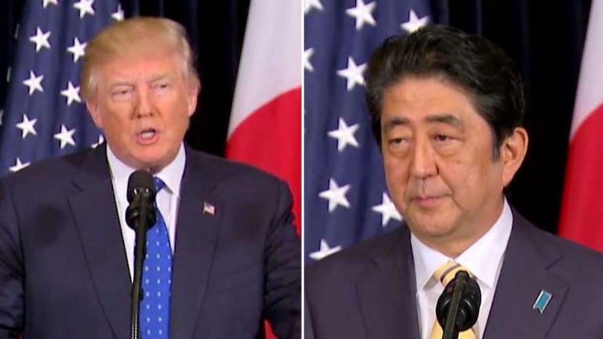 FoxNews's tweet image. 'AMERICA STANDS BEHIND JAPAN'
Trump shows support for 'great ally' after North Korean missile test fxn.ws/2l6E3S4