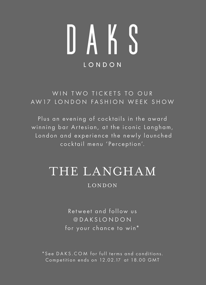 You have only have 6 hours left to enter our #LFW competition! Follow us and RT to be in for a chance to win!