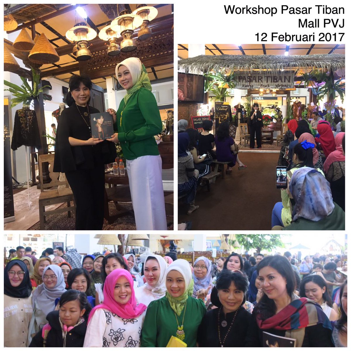 ata_lia's tweet photo. Mengikuti Workshop Pasar Tiban di PVJ  bersama Anne Avantie.. sangat menginspirasi :) https://t.co/veDb8nqqZD