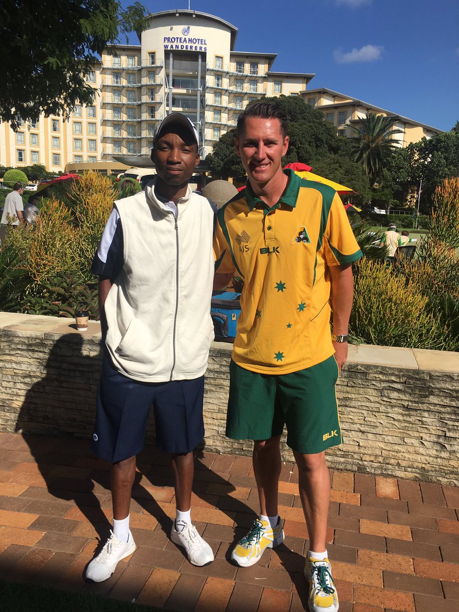 Thank u 4 having us <a href="/SteveGlasson/">Steve Glasson OAM</a> <a href="/C_Dodger/">Carla Krizanic</a> <a href="/BowlsSA/">Bowls SA</a> <a href="/WanderersClub/">The Wanderers Club</a> amazing experience #masters #lawnbowls #sport #community #Johannesburg