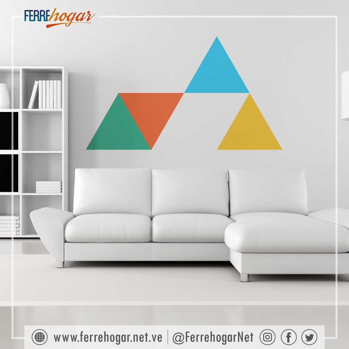 FerrehogarNet's tweet photo. Un poco de #color hace la gran diferencia en tu #hogar
#ferrehogar #ferrehogartips #tips #PintaDecoraRenueva #ferrehogar #diydecor #diystyle https://t.co/638uYUGyng