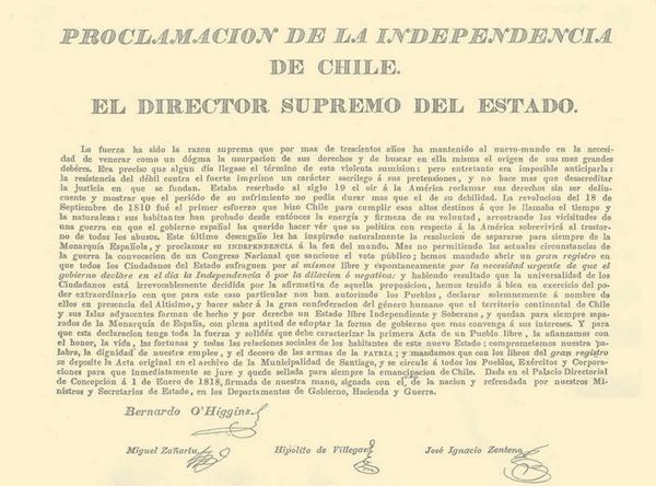 RenzoVaccarezza's tweet photo. 12 de Febrero 1818: el Verdadero Día de la Independencia de #Chile. @biobio https://t.co/fzRe3z7Te7