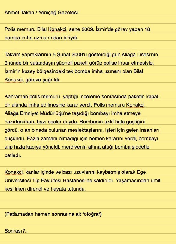 RainMan1997's tweet photo. #CigerimiYakanlar

Bilal Konakci: Gorevde yaralanmış... 

% 98 sakat raporu olup kendi başına tuvalete gidemiyor...

Yine de tutukladılar! https://t.co/w5nRaiZmbe