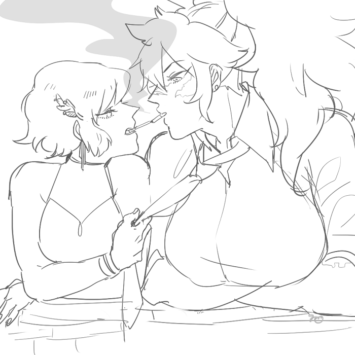 gram_quartz's tweet image. 火を貸してくれない？