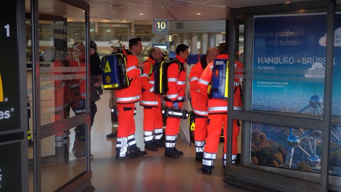 More than 50 injured in Hamburg airport after exposure to ‘unknown substance’ C4dxE7OWAAMW0Vo